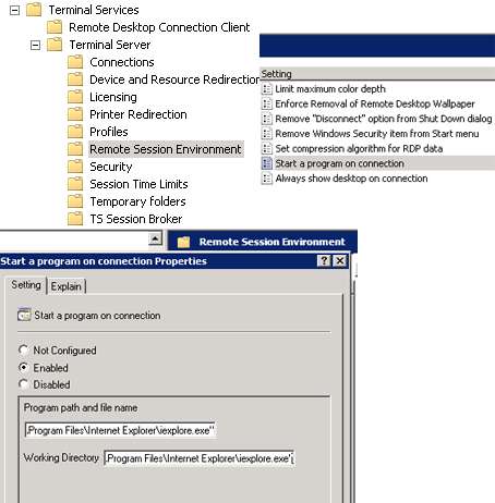 ตั้งเปิดโปรแกรม Auto เมื่อ Users Log on Windows Server 2008