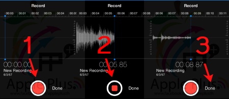 วิธีบันทึกเสียงด้วย Voice Memos บน iOS