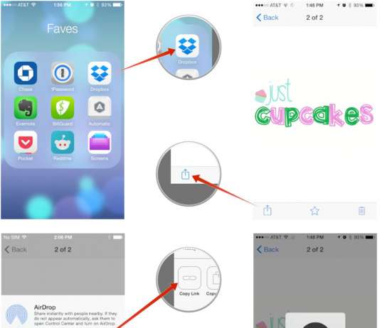 อีเมล์,แนบไฟล์, Dropbox,ios