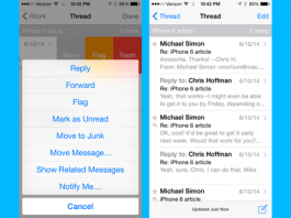 ทิป,อีเมล์,iOS 8