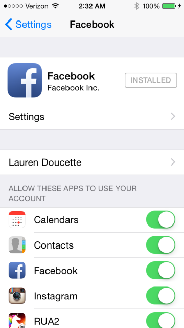วิธี Sync ภาพโปรไฟล์ Facebook กับผู้ติดต่อ ใน iOS 8